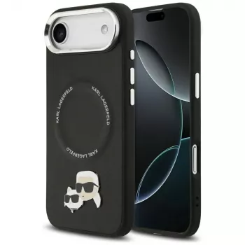 KARL LAGERFELD Karl & Choupette Pins MagSafe pouzdro pro iPhone Air, černé