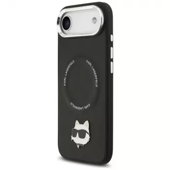 KARL LAGERFELD Choupette Pin MagSafe pouzdro pro Apple iPhone Air, černé