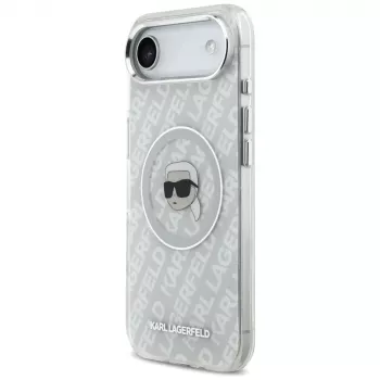KARL LAGERFELD IML Karl Head Logo MagSafe pouzdro pro iPhone Air – šedé