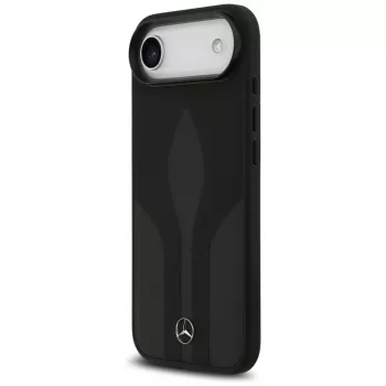 Pouzdro MagSafe Mercedes Leather The Move pro iPhone Air, černé