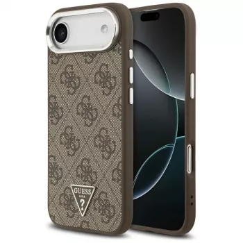 Guess 4G Triangle Logo MagSafe pouzdro pro iPhone Air – hnědé