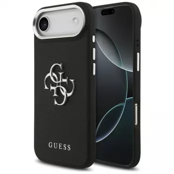 Guess Grained Big 4G Classic Logo pouzdro pro iPhone Air – černé