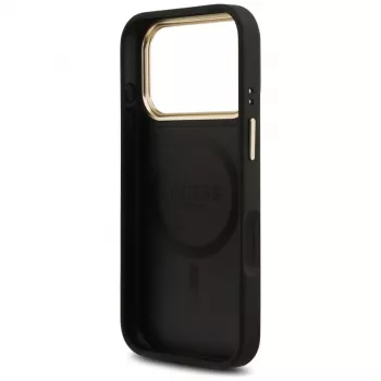 Guess 4G Stripe MagSafe pouzdro pro iPhone 17 Pro Max černé