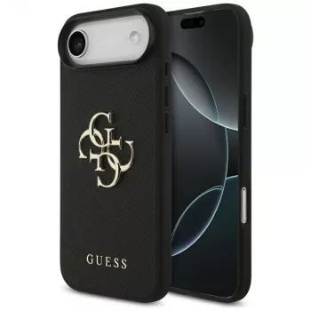 Guess Grained Big 4G & Classic Logo pouzdro pro iPhone Air, černé