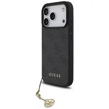 Guess 4G Charms Collection MagSafe pouzdro pro Apple iPhone 17 Pro, černé