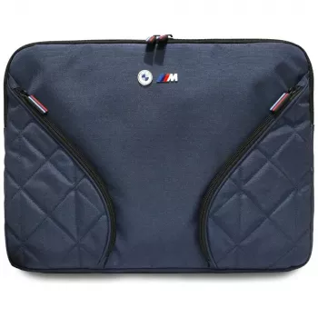 BMW Nylon Laptop Sleeve 16 inch tmavě modrý s kovovým logem