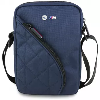 BMW Nylon Pockets & Metal Logo taška, tmavě modrá