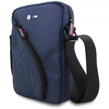 BMW Nylon Pockets & Metal Logo taška, tmavě modrá