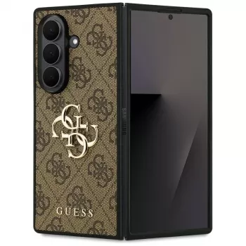 Guess Big 4G Logo Classic pouzdro pro Samsung Galaxy Z Fold7, hnědé