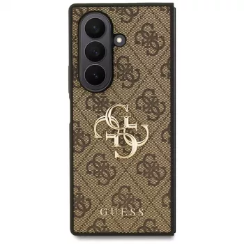 Guess Big 4G Logo Classic pouzdro pro Samsung Galaxy Z Fold7, hnědé