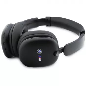 BMW přesušní Bluetooth sluchátka s potištěnými logy, černá