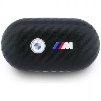 BMW Bluetooth TWS sluchátka Carbon Metal Logo ENC černá