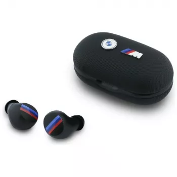 BMW M Metal Logo TWS Bluetooth 5.1 sluchátka s ENC – černá