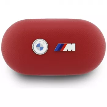 BMW M Metal Logo TWS Bluetooth sluchátka s ENC, červená