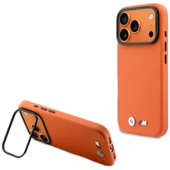 BMW M Metal Logo MagSafe pouzdro pro iPhone 17 Pro oranžové