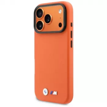 BMW M Metal Logo MagSafe pouzdro pro iPhone 17 Pro oranžové