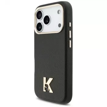 Pouzdro MagSafe Karl Lagerfeld Karl Head Logo pro Apple iPhone 17 Pro, černé