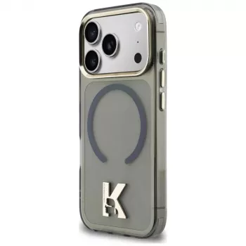 KARL LAGERFELD IML K Head Logo MagSafe pouzdro pro Apple iPhone 17 Pro Max, černé