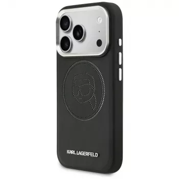 KARL LAGERFELD K Head Point Logo MagSafe pouzdro pro Apple iPhone 17 Pro, černé