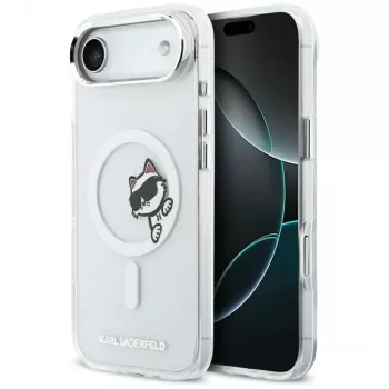KARL LAGERFELD IML Peekaboo MagSafe pouzdro pro iPhone Air, průhledné