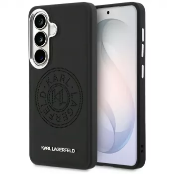Karl Lagerfeld Perforated KLMagSafe pouzdro pro Samsung Galaxy S26 černé
