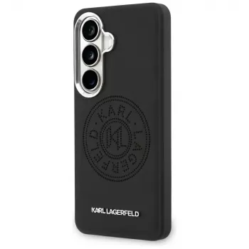Karl Lagerfeld Perforated KLMagSafe pouzdro pro Samsung Galaxy S26 černé