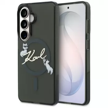 Karl Lagerfeld IML KC Script MagSafe pouzdro pro Samsung Galaxy S26+ černé