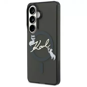 Karl Lagerfeld IML KC Script MagSafe pouzdro pro Samsung Galaxy S26+ černé