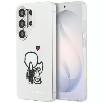 KARL LAGERFELD IML Karl & Choupette MagSafe zadní kryt pro Samsung Galaxy S26 Ultra transparentní
