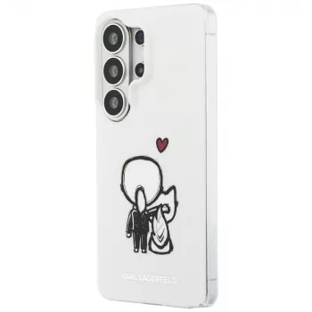 KARL LAGERFELD IML Karl & Choupette MagSafe zadní kryt pro Samsung Galaxy S26 Ultra transparentní
