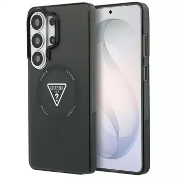 Guess IML Gradient Triangle MagSafe pouzdro pro Samsung Galaxy S26 Ultra (černé)