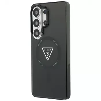 Guess IML Gradient Triangle MagSafe pouzdro pro Samsung Galaxy S26 Ultra (černé)