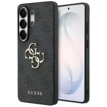 Guess 4G Big Metal Logo pouzdro pro Samsung Galaxy S26 Ultra černé