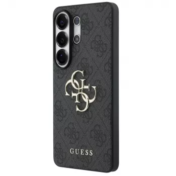 Guess 4G Big Metal Logo pouzdro pro Samsung Galaxy S26 Ultra černé