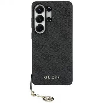 Guess 4G Classic Logo Charm MagSafe Case for Samsung Galaxy S26 Ultra (Black)