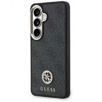 Guess 4G Big Rhinestone Triangle Strap MagSafe sada pouzdra na telefon pro Samsung Galaxy S26 - černá