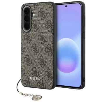 Guess 4G Charm zadní kryt pro Samsung Galaxy A57 5G – hnědý