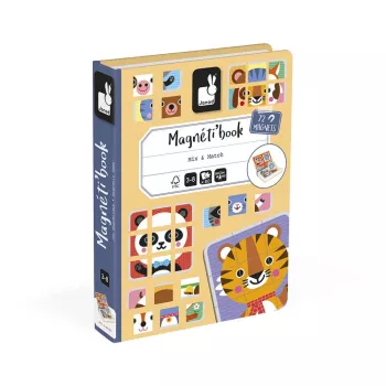 Magnetická puzzle kniha Magnetibook Zvířata Janod