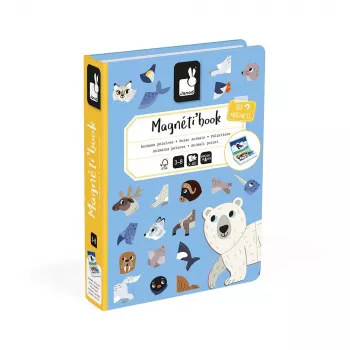 Magnetická naučná hračka Magnetibook Polární zvířata Janod