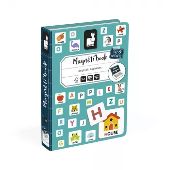Magnetická naučná hra Magnetibook Alfabet Janod