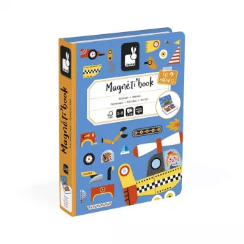 Janod Magnetibook Vehicles magnetická aktivitní kniha