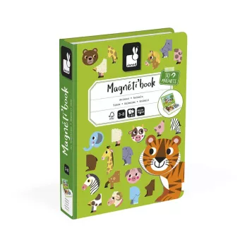 Magnetická knižní hra Magnetibook Zvířata Janod