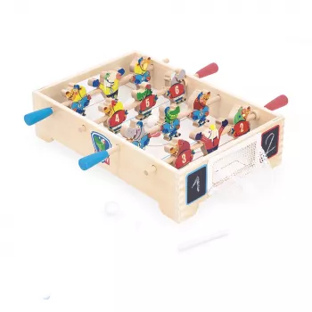 Dřevěná dovednostní hra Applepop Mini hokej Janod 3+ J03367