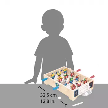 Dřevěná dovednostní hra Applepop Mini hokej Janod 3+ J03367
