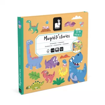 Magnetická vyprávěcí krabice Janod Magneti'stories Dinosauři