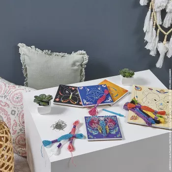 Kreativní sada Janod 3D String Art Zvířata