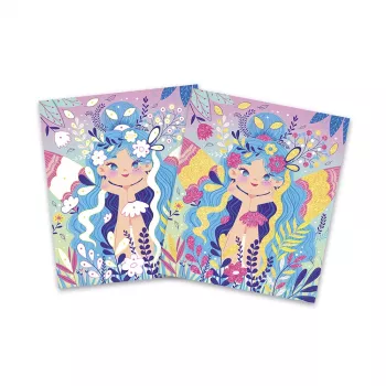 Kreativní sada Janod Glitter Fairy pro děti od 6 let