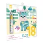 Znovupoužitelná vodní omalovánka Janod Farma My Arts & Crafts 18m+