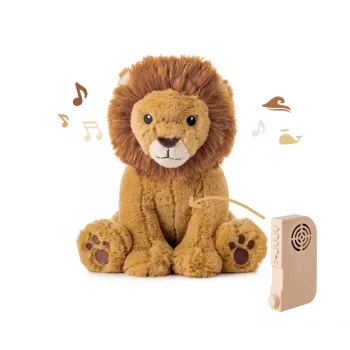 Uklidňující plyšová hračka Cloud b Louis the Lion s 8 zvuky