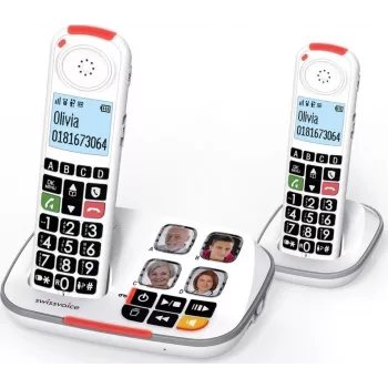Swissvoice Xtra 2355 Duo DECT Bezdrátový telefon, bílý